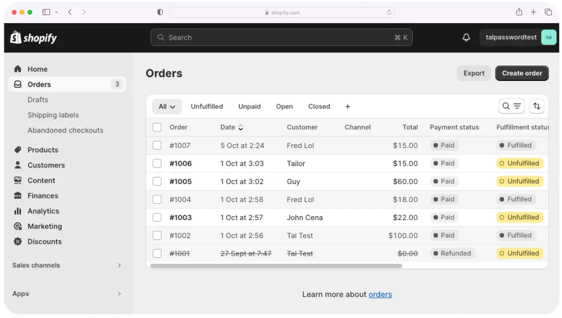 Shopify Integration