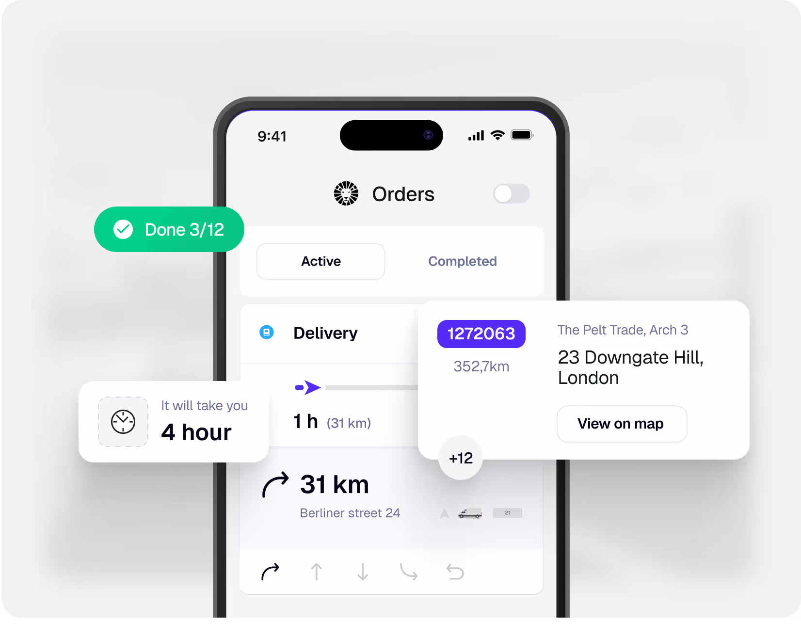 Driver mobile app